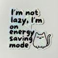 Customized Durable Waterproof Eco-Friendly Adhesive Vinyl Stickers Cute Cat Animal Cartoon Design for Suitcases and Laptops
