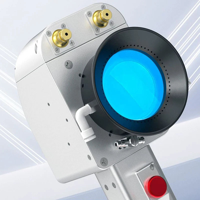 ZBTK DHCC2000/3000W Biaxial Laser Cleaning Gun Head Handheld Head for CW Fiber Laser Cleaning Machine