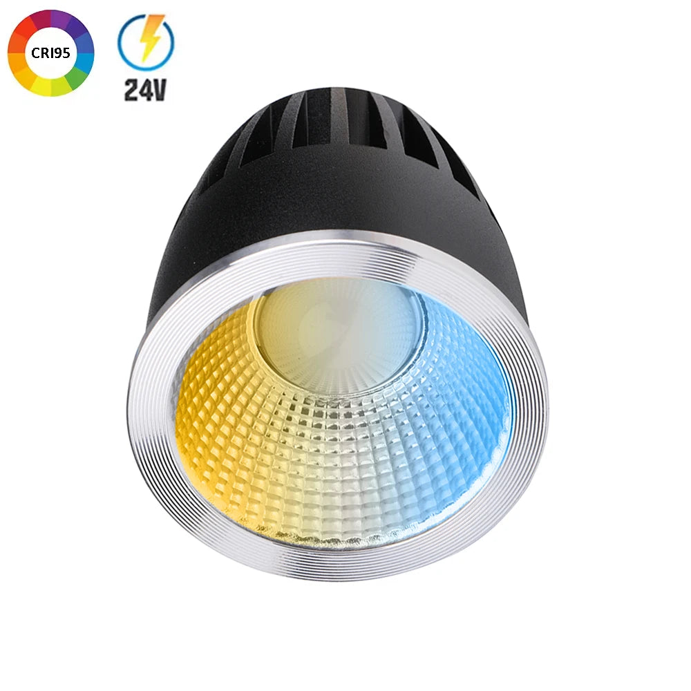Benory 8W 10W CRI95 24V MR16 Spot 2000K-6000K Tunable White Light for CASAMBI KNX DALI PWM Loxone Smart Home Lighting Mr16 Led