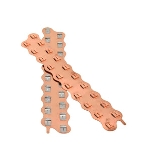 WELLGO 21700 2*10P 22.5MM Copper Nickel Clad Busbar for Li-ion Pack Fabrication with Bending and Cutting Processing Services