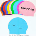 Wholesale Bulk 50g Silicone Waterproof Swim Cap Custom logo North America National Flag Print Swim Caps Sports Swimming Cap
