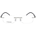 FEROCE Classical Rectangular Rimless Titanium Frame Ultralight