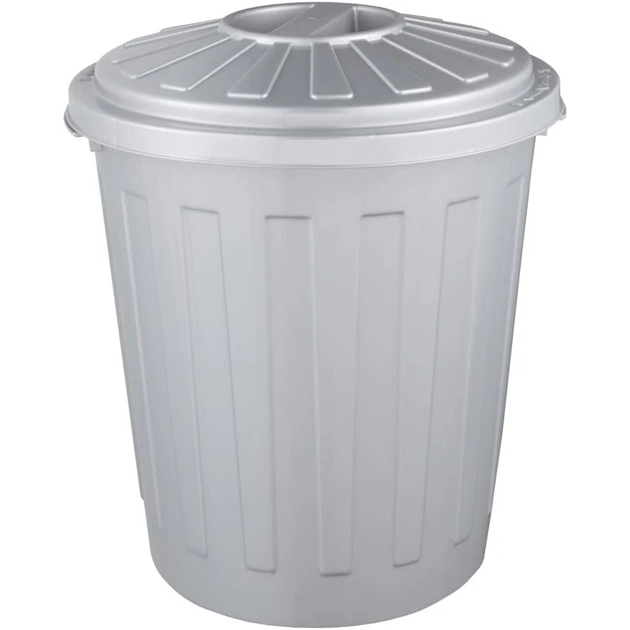 Multipurpose waste bin/bin with lockable lid Small Durable plastic (PP) 7 l Mats Silver