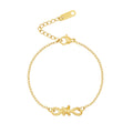 Latest 18K Gold Plated  Stainless Steel Jewelry Thorns Knot Design Cuff Bracelet Waterproof for Women Punk Bracelet B242442