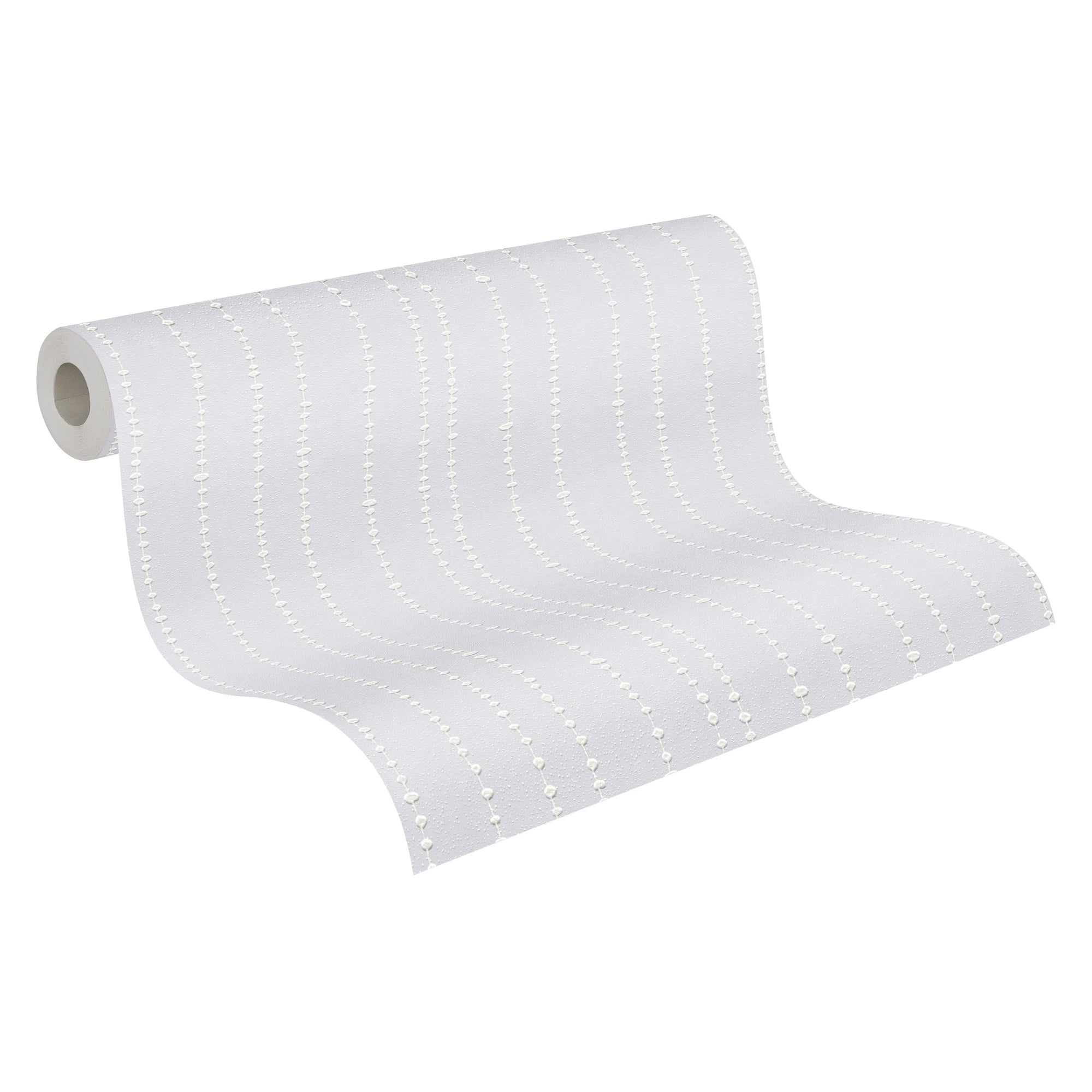Modern Kitchen Hotel Use Coatable Paintable White Non Woven Vinyl Wallpaper Rolls Highly Wash-Resistant 1005x053m Made Germany