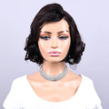5x5 Short Egg Curly Bob 10 Inch Brazilian Hair Lace Front Closure Wig Glueless Lace for Black Women