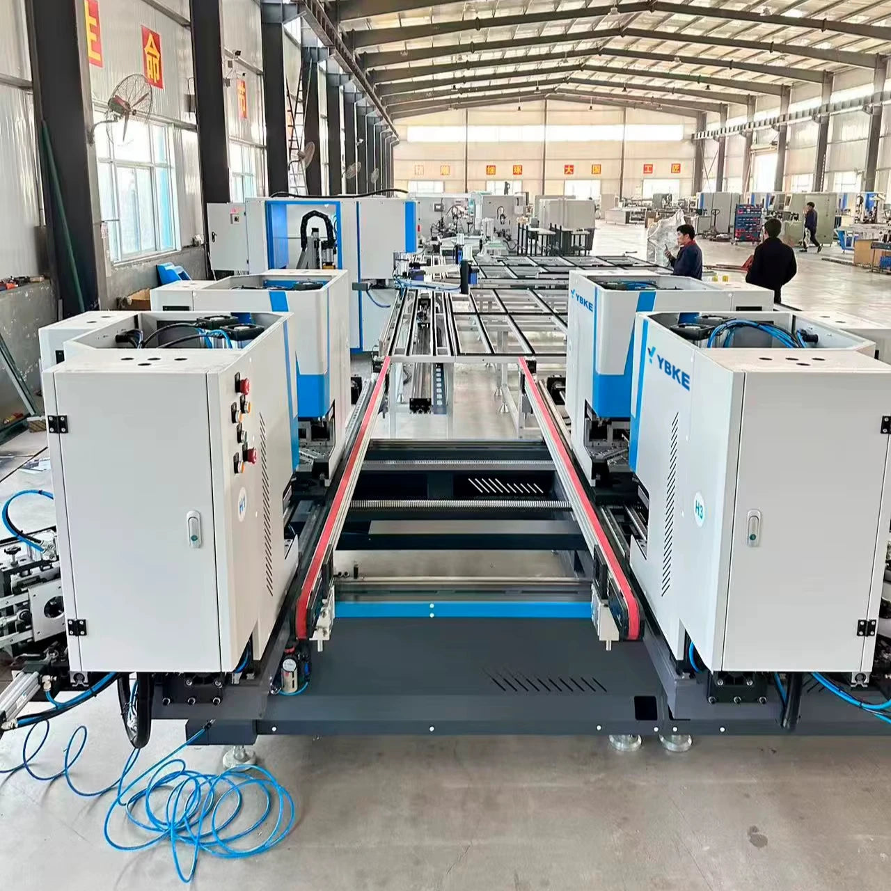 PVC Window Door 4 Heads Seamless Horizontal Welding Machine for Window and Door Making