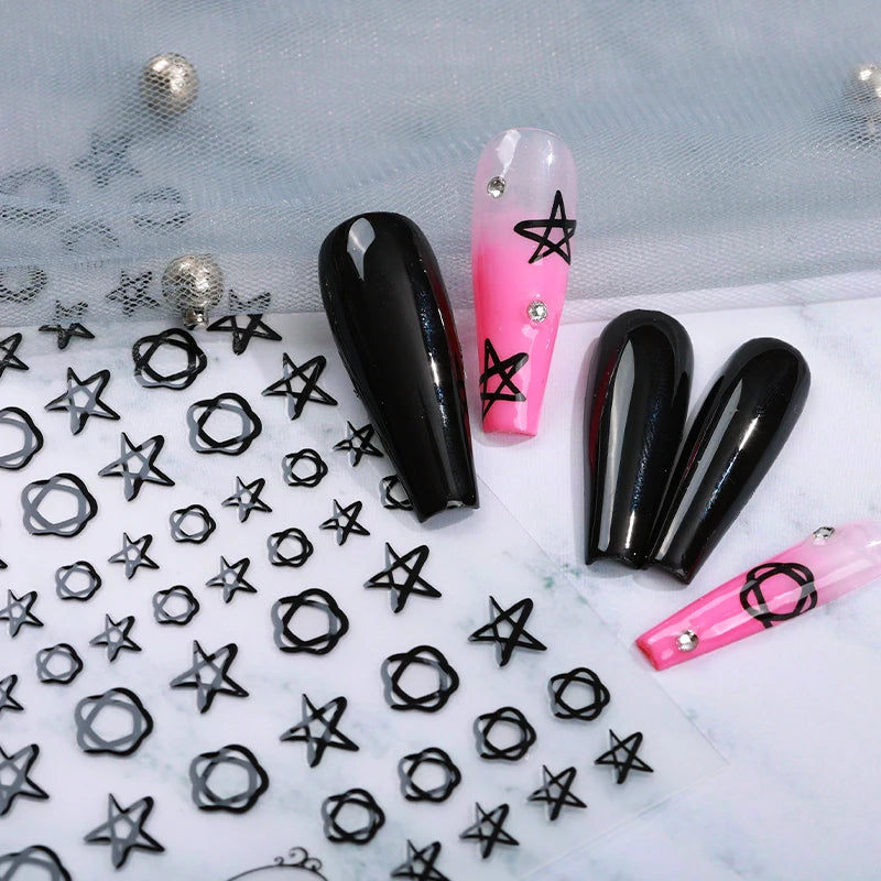 2025 New Style Factory Wholesale Environmentally Friendly Non-toxic Support Customized Exquisite Nail Art Decals