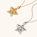 Dingran New Waterproof Tarnish Free Fashion Jewelry Stainless Steel Star Pendant Necklaces for Women