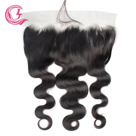 CLJhair 2025 Brazilian Virgin Hair of Body Wave 13X4 Frontal Natural Black Color 130 Density for Medium High Market