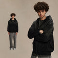 New Arrival Sports Vintage Plain Custom Zip up 58% Cotton 42% Polyester Breathable Heavyweight Unisex Hoodies Men