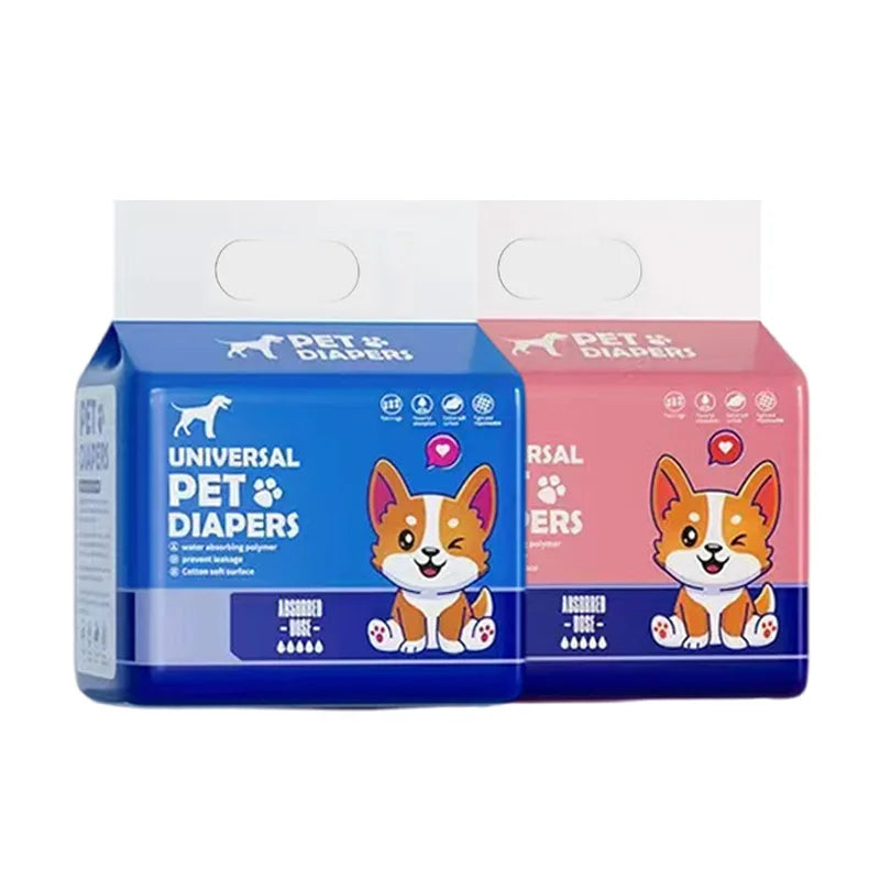Newest Eco-friendly Non-woven Fabric Dog Diapers: Fast-absorbing Breathable and Long-lasting Dryness MegaBDM