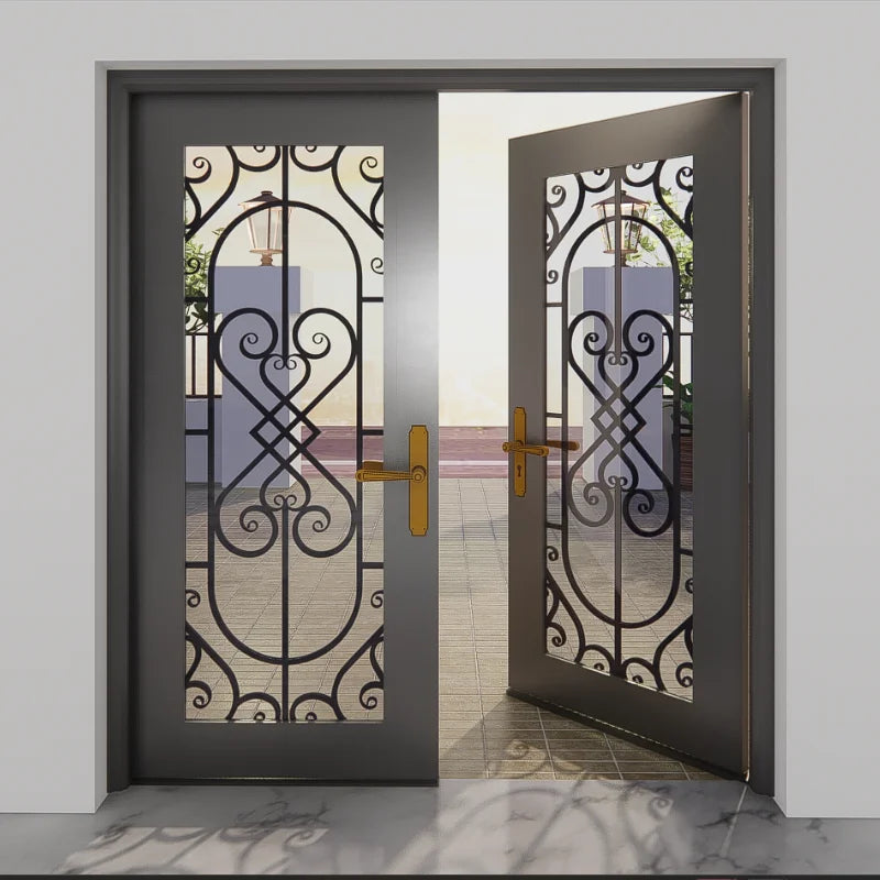 High-Performance Waterproof Security Doors Entry Steel Strength Stylish Finish Customized Size 3-Year Warranty Peace Mind