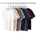 China Bangladesh Factory Price OEM Customized Logo Embroidery Waffle Knit Breathable Casual Summer Mens Short Sleeve T Shirt