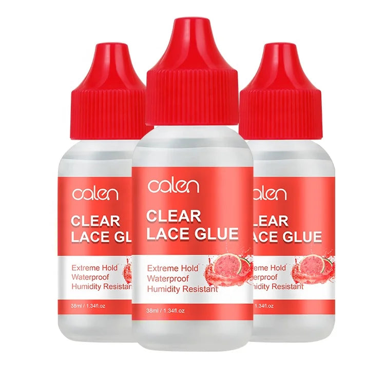 38ml Watermelon Scent Extra Hold Wig Glue Natural Ingredients Clear Strong Hold Waterproof Lace Glue