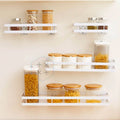 4 Pack Wall Shelf Metal Spice Rack for Kitchen