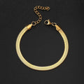 Men's Bangles Homme Gold Plated Stainless Steel Snake Bracelet Couple Bracelets for Valentines Gift Jewelry