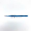 Sustainable Straight Isolation Diamond Grip Eyelash Tweezer Stainless Steel Plasma Blue Custom Logo Fiber Tips Needle Tips