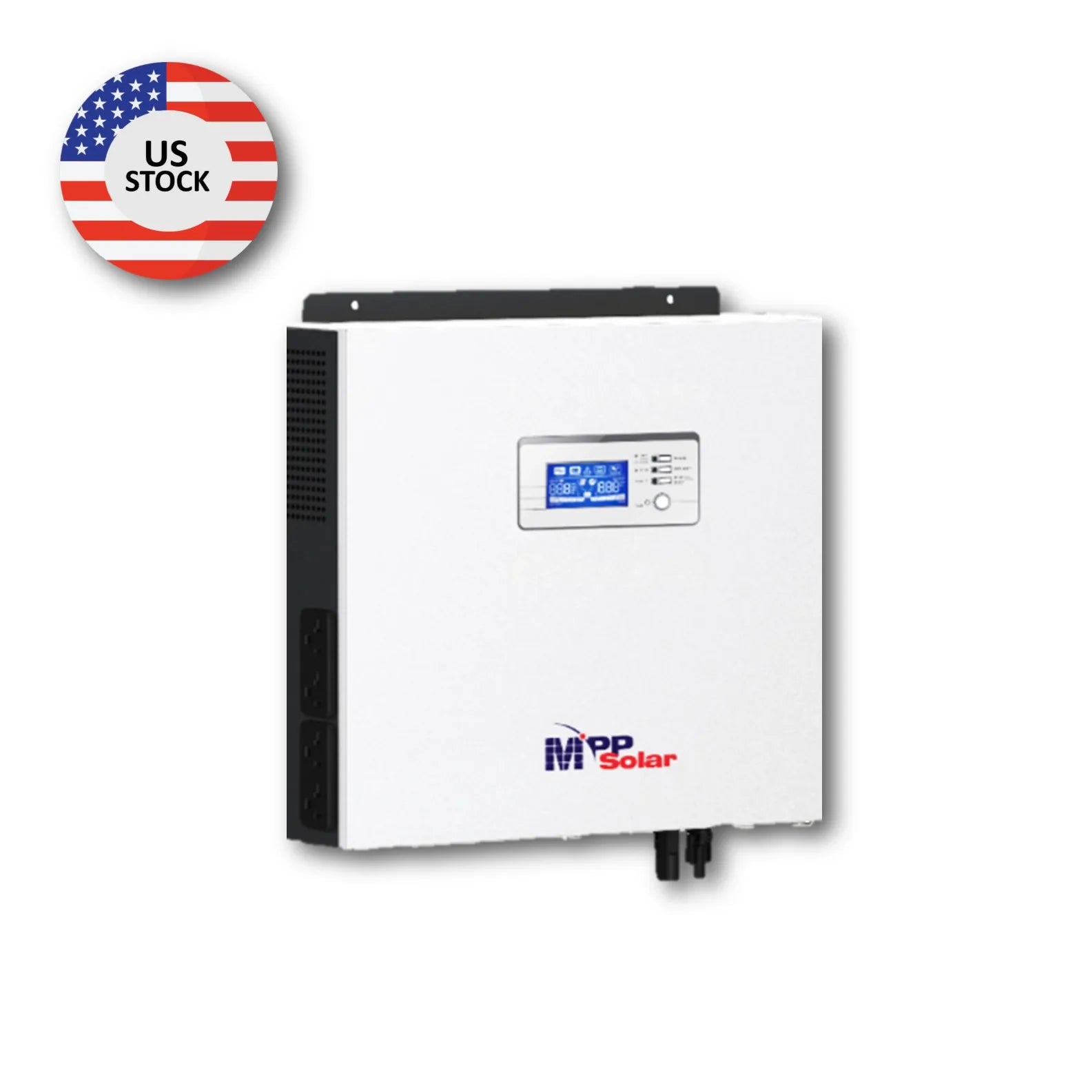 PIP2724LV-MR 2700W MPP Solar Inverter 120V 24V 25A AVR MPPT Solar Charger Single Phase Pure Sine Wave US Stock