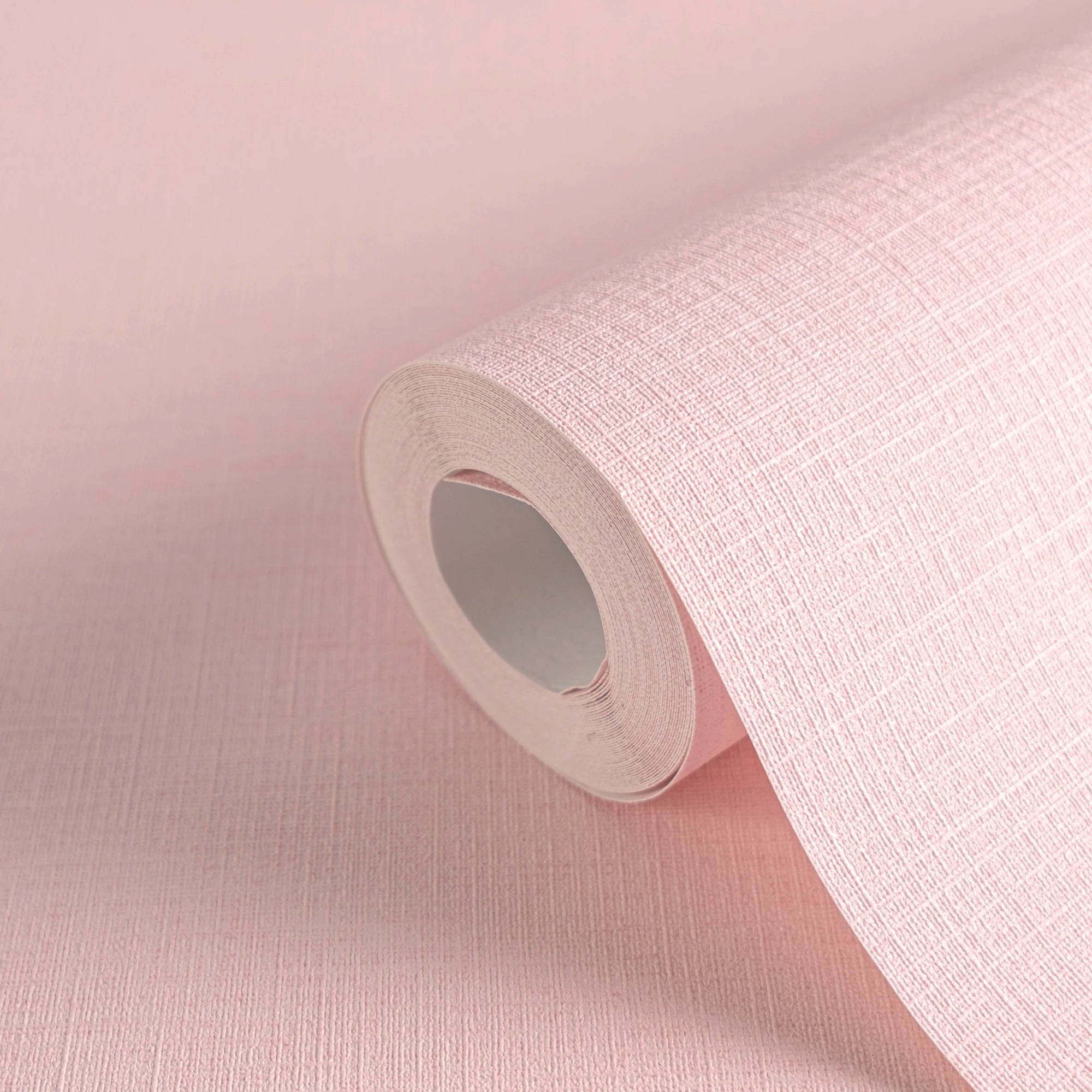Made in Germany European Design Plain Wallpaper Rolls Colour Pink Non Woven Vinyl Sound-Absorbing Home Decor 10.05 X 0.53 m