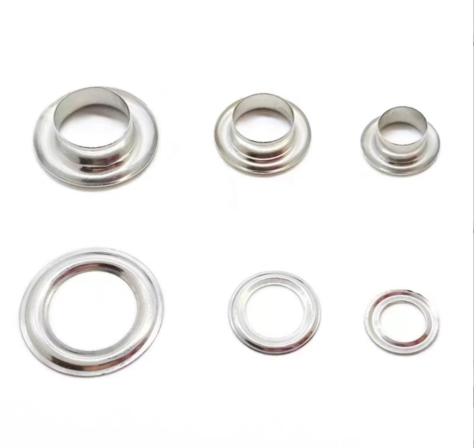 304 Stainless Steel  Rust-proof Eyelets Outdoor Tent Fabric Hollow Rivets for Garment
