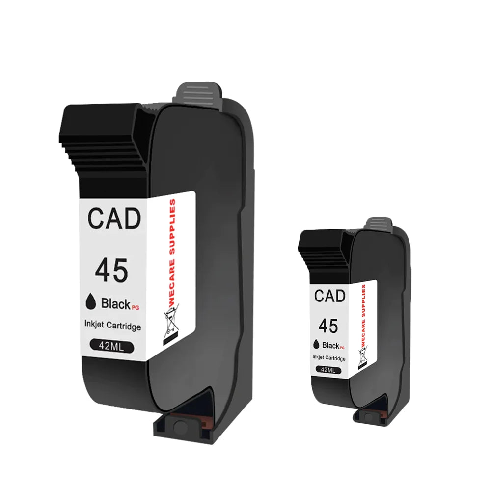 WECARE CAD 51645 42ML Remanufactured Black Compatible for Garment Plotter MegaBDM