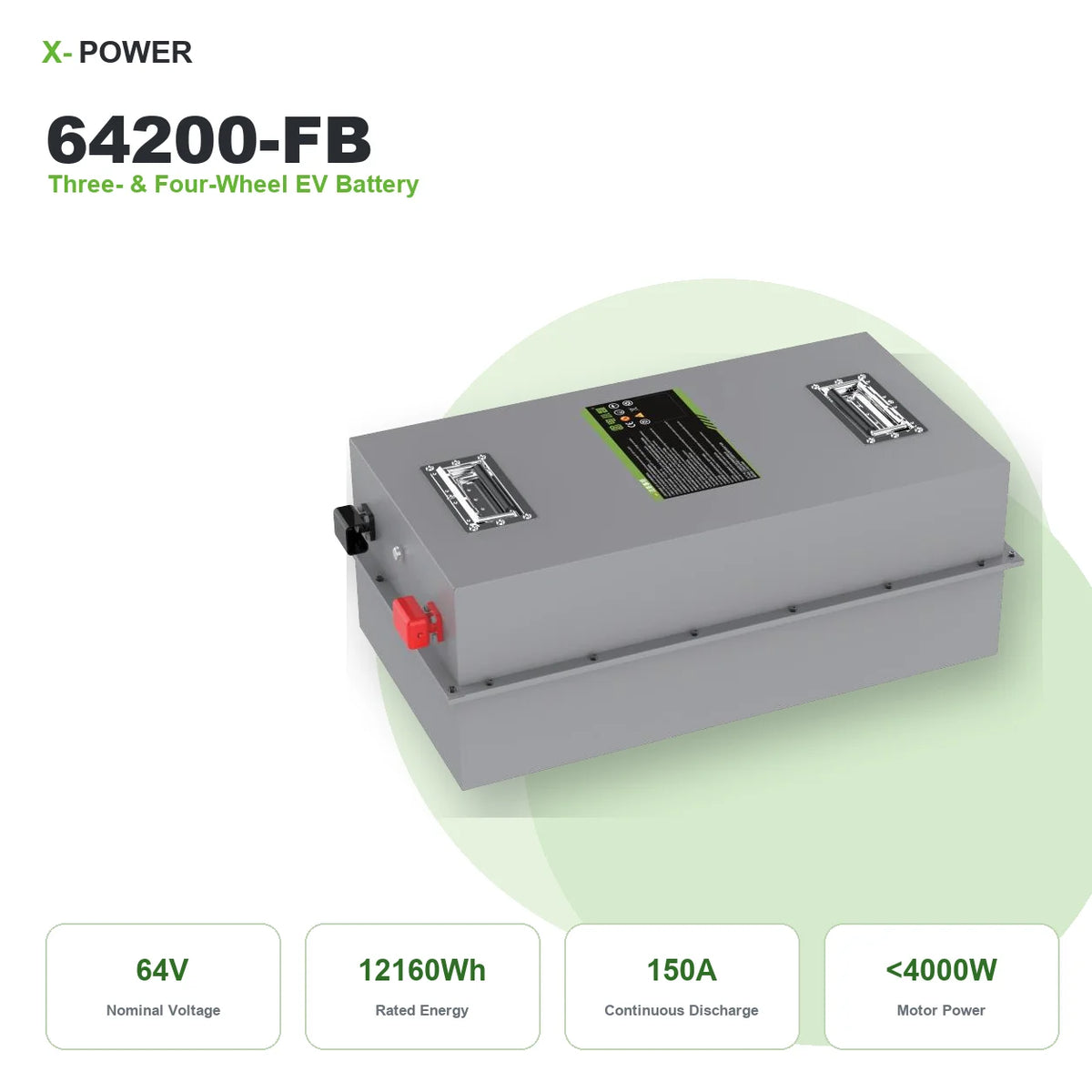 Factory Custom Tricycle LiFePO4 Lithium Battery 64V 200Ah Tricycle Electric Delivery Tricycle LFP Battery Pack MegaBDM