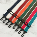 Solid Color Oblique Span Bag Accessories Women's Shoulder Bag Crossbody Bag Strap with Adjustable Plastic Buckle Straps