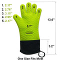Chuanda Heat Resistant Silicone Gloves Silicone Mitts for Oven