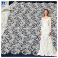YX1259 Heavy-Duty Lace Wedding Dress Fabric Cashew Pattern Water-Soluble Bone Thread Embroidery Paisley Lace Fabric MegaBDM