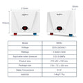 Reliable Electric 5000W Instant Tankless Water Heater WiFi Remote Control CB Certified Factory Direct for Household Bathroom LED