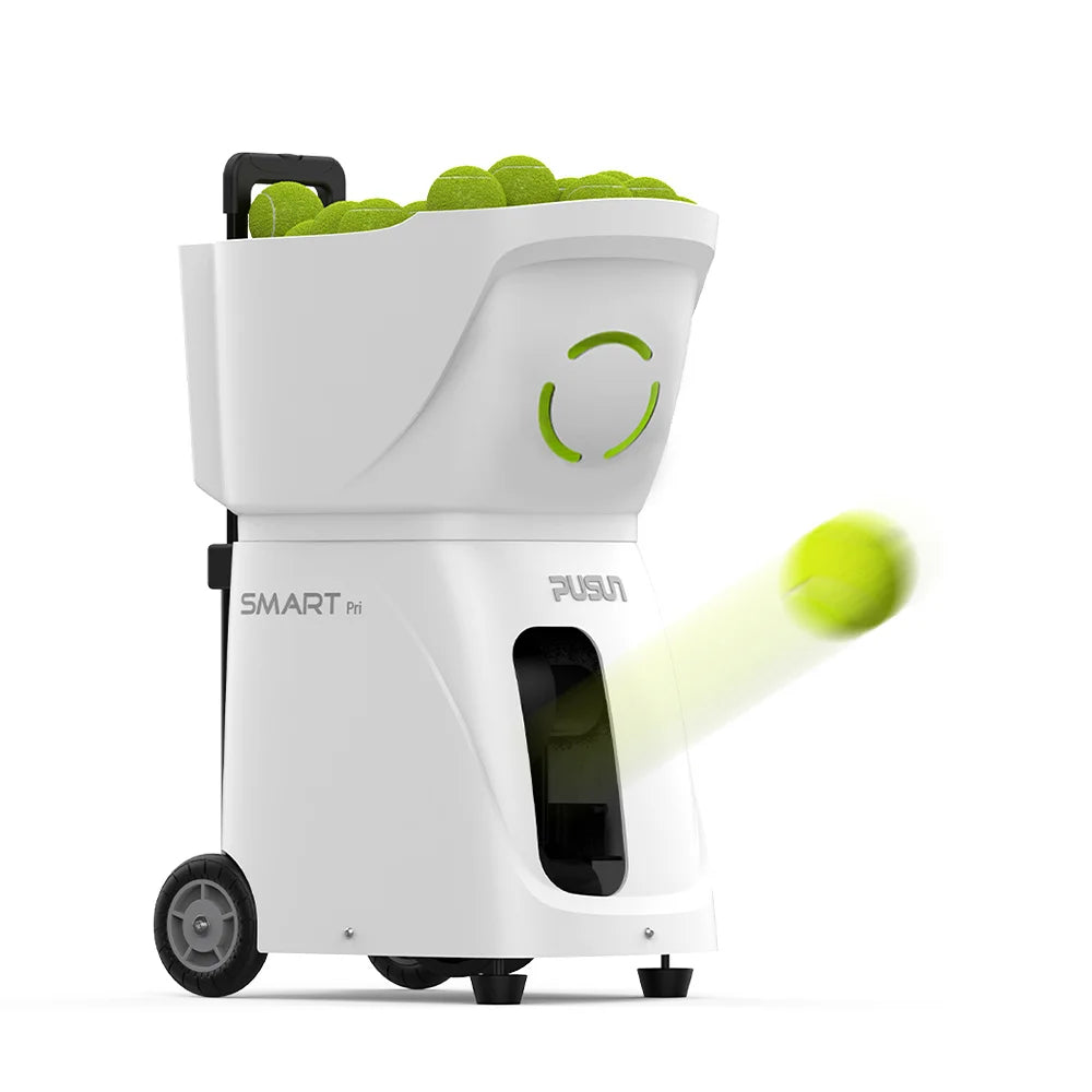 New Design PT-Smart Pri Tennis Ball Launch Machine Portable Tennis Shooting Machine with APP Control Tennis Machine for Court