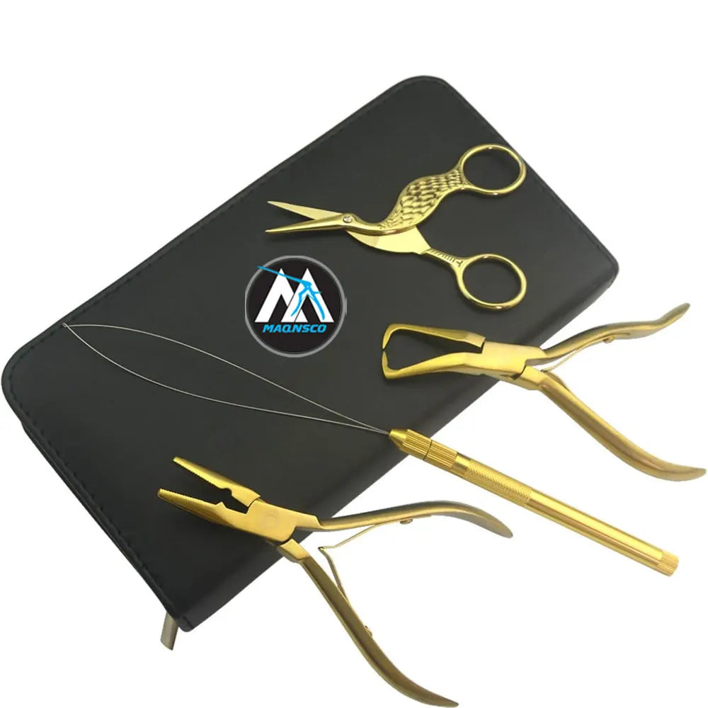 Hair Extension Beading Tool Kit GOLD