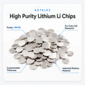 Industrial Battery Material 99.9% High Purity Lithium Li Chips Lithium Metal Chip for Coin Cell Battery Research MegaBDM