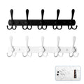 Heavy Duty Metal Coat Hooks Rod for Hanging Clothes Coats Hats Towels Purses Robes Hangers in Entry Foyer or Bathroom