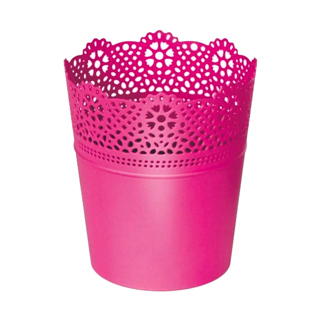 LACE flower pot dimensions (mm) 112x112x130 Fuchsia color