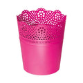 LACE flower pot dimensions (mm) 112x112x130 Fuchsia color