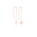 Azuris 925 Sterling Silver Fine Dangle Earrings Long Turkey
