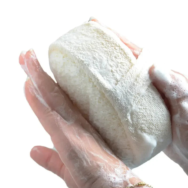 Customization Logo Natural Bath Scrub Sponges Luffa Body Scrubber Exfoliating Loofah Sponges of Luffa