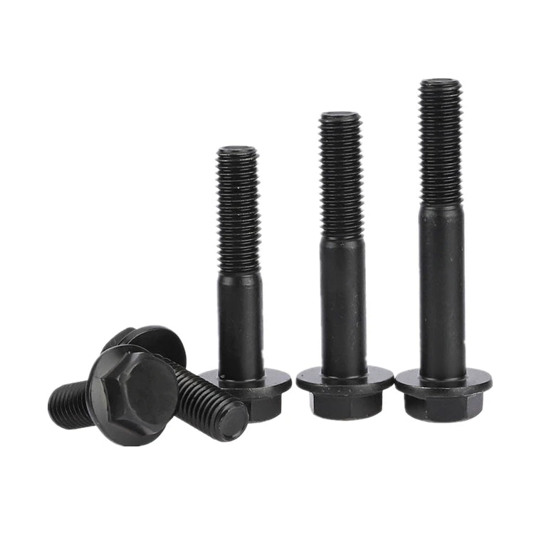 M5 M6 M8 M10 M12  M14 M16 DIN6921 Grade 8.8 10.9 High Strength Black Oxide Hex Flange Bolts