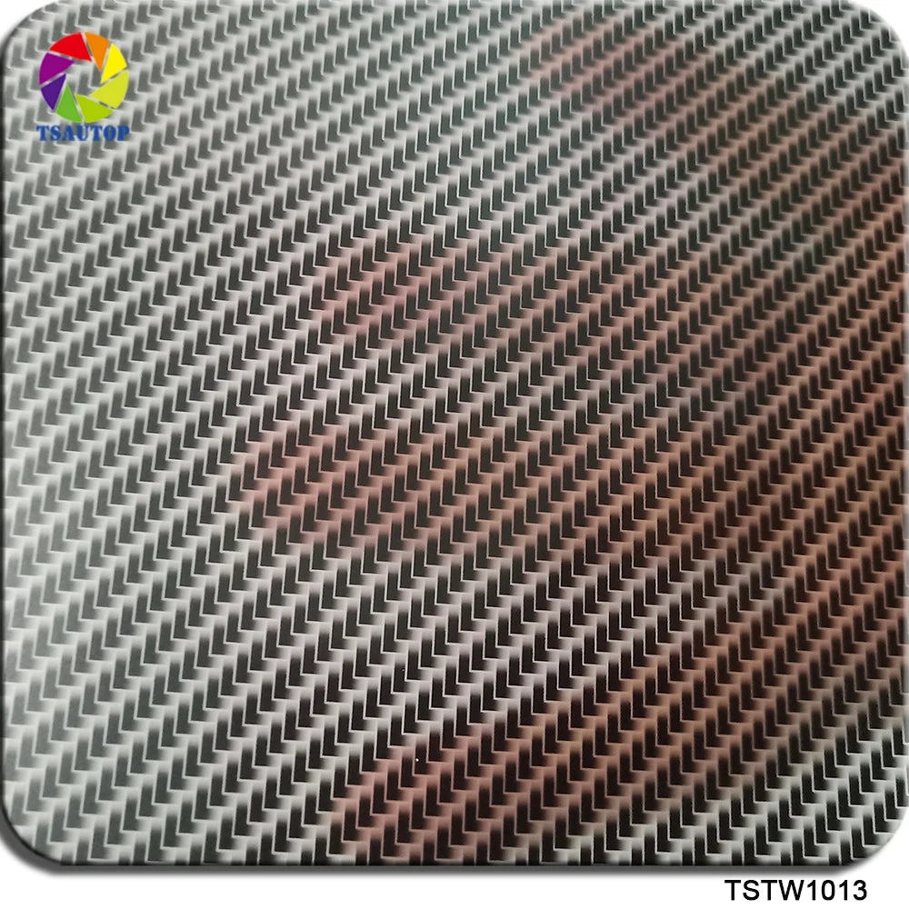 TSAUTOP 50cm Water Transfer Printing Material - Hydrographic Film Roll and Marvel Hydrographic Film of Carbon Fiber Pattern
