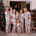 DDP New Arrive Santa Claus Christmas Clothes Set Family Matching Christmas Pajamas Home Clothing Cartoon Pajamas Set