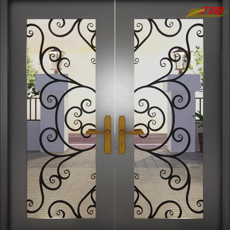 Modern & Traditional Iron Main Door Designs From Vietnam  Durable Ornamental Doors and Windows for Your Dream Home