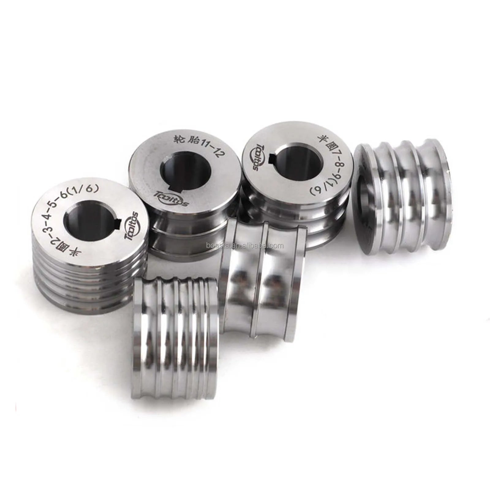 Boasta European-Style Rolling Mill Auxiliary Wheels for Bracelet Rolling Machine Round Oval Flat Profiles 28 SKUs
