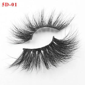 Good Quality Private Label Natural Wholesale False Eyelashes Hand Made Mink 3d Eyelashes with Package Box