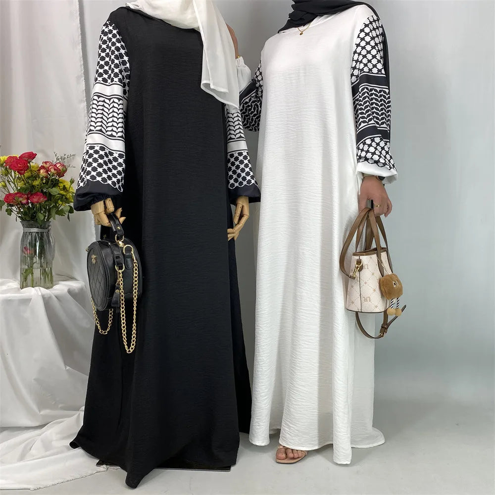 Modest Women Muslim Hooded Long Maxi Dress Turkey Kaftan Islamic Dresses Robes