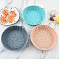 Hot Sale Multi-Functional Silicone Air Fryer Liners Heat-resistant round Baking Tray-Top Pick for Baking & Pastry Tools