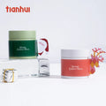 Tianhui Food Grade Airtight Cans Round Metal Tins for Christmas Gift Storage Tins