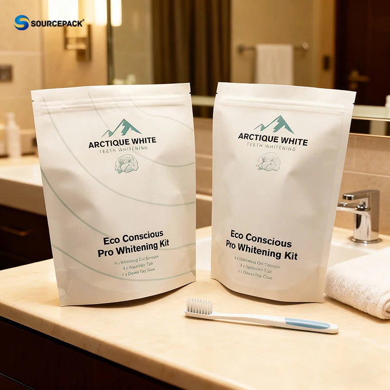 Custom Logo Food Safe Degradable Bags Food Grade Certificate Compostable Snack Kraft Paper Packaging Bags