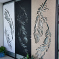 Modern Decorative Room Divider Soundproof Polyester Fiber Acoustic Screen Floor Standing Partition for Office and Hotel